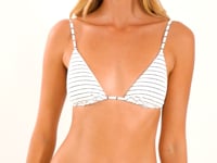 Carica e avvia il video nel visualizzatore di galleria, Video: Rio De Sol Slip Bottom Linea-White Cheeky-Tie