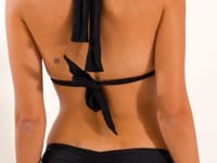 Carica e avvia il video nel visualizzatore di galleria, Video: Rio De Sol Slip Bottom Shimmer-Black Mel