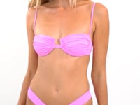 Carica e avvia il video nel visualizzatore di galleria, Video: Rio De Sol Reggiseno Top Crespinho-Rosa Zaya