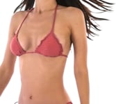 Carica e avvia il video nel visualizzatore di galleria, Video: Rio De Sol Reggiseno Top Kiwanda Madras Frufru