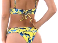 Carica e avvia il video nel visualizzatore di galleria, Video: Rio De Sol Reggiseno Top Lemon Flower Tri Cos