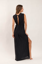 Carica l'immagine nel visualizzatore di Gallery, Image 05: Rio De Sol Vestito Da Spiaggia Black Long Dress Soleil