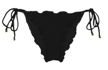 Carica l'immagine nel visualizzatore di Gallery, Product Front: Rio De Sol Slip Bottom Dots-Black Frufru
