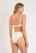 Carica l'immagine nel visualizzatore di Gallery, Model Back: Rio De Sol Slip Bottom Malibu-Natural High-Waist-Spin-Iris