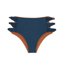 Carica l'immagine nel visualizzatore di Gallery, Product Back: Rio De Sol Slip Bottom Nocciola High-Waist-Spin