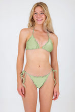 Carica l'immagine nel visualizzatore di Gallery, Model Front: Rio De Sol Slip Bottom Oliva Frufru