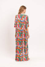 Carica l'immagine nel visualizzatore di Gallery, Model Back: Rio De Sol Vestito Da Spiaggia Jungle Long Dress