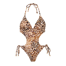 Carica l'immagine nel visualizzatore di Gallery, Product Front: Rio De Sol Intero Leopard Trikini