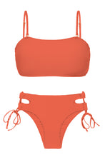 Carica l'immagine nel visualizzatore di Gallery, Product Front: Rio De Sol Completo Set Light-Peach Bandeau-Reto Madrid