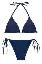 Carica l'immagine nel visualizzatore di Gallery, Product Front: Rio De Sol Completo Set Navy Tri-Inv Lacinho