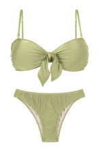 Carica l'immagine nel visualizzatore di Gallery, Product Front: Rio De Sol Completo Set Oliva Bandeau-No Essential