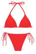 Carica l'immagine nel visualizzatore di Gallery, Product Front: Rio De Sol Completo Set Rouge Tri-Inv Lacinho