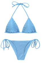Carica l'immagine nel visualizzatore di Gallery, Product Front: Rio De Sol Completo Set Shimmer-Baltic-Sea Tri-Inv Cheeky-Tie