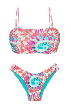 Carica l'immagine nel visualizzatore di Gallery, Product Front: Rio De Sol Completo Set Splash Bandeau-Reto Highleg