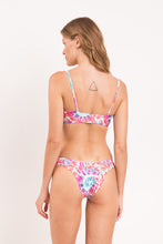 Carica l'immagine nel visualizzatore di Gallery, Model Back: Rio De Sol Completo Set Splash Bandeau-Reto Highleg
