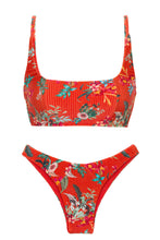 Carica l'immagine nel visualizzatore di Gallery, Product Front: Rio De Sol Completo Set Wildflowers Bra-Sport Lisboa