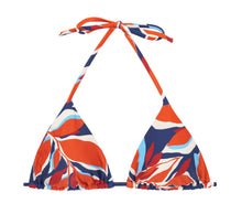 Carica l'immagine nel visualizzatore di Gallery, Product Front: Rio De Sol Reggiseno Top Leaves Tri-Inv
