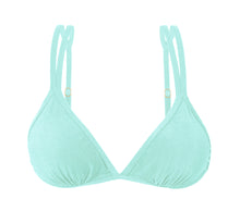 Carica l'immagine nel visualizzatore di Gallery, Product Front: Rio De Sol Reggiseno Top Malibu-Menta Tri-Duo