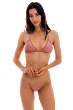 Carica l'immagine nel visualizzatore di Gallery, Image 12: Rio De Sol Reggiseno Top Palms-Blue Tri-Fixo
