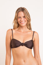Carica l'immagine nel visualizzatore di Gallery, Gallery: Rio De Sol Reggiseno Top Shimmer-Coffee Bandeau-Joy