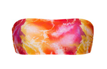 Carica l'immagine nel visualizzatore di Gallery, Product Front: Rio De Sol Reggiseno Top Tiedye-Red Bandeau-Reto