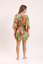 Carica l'immagine nel visualizzatore di Gallery, Model Back: Rio De Sol Caftano / Copricostume Tropical Kaftan Bel