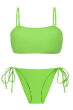 Carica l'immagine nel visualizzatore di Gallery, Product Front: Rio De Sol Completo Set Lemon Bandeau-Reto Ibiza-Comfy
