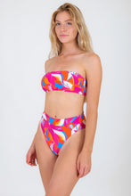 Carica l'immagine nel visualizzatore di Gallery, Image 04: Rio De Sol Completo Set Antelope Bandeau-Reto Hotpant-Cos
