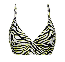 Carica l'immagine nel visualizzatore di Gallery, Product Front: Rio De Sol Reggiseno Top Wild-Black Tri-Tank

