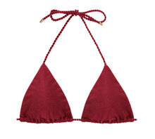 Carica l'immagine nel visualizzatore di Gallery, Product Front: Rio De Sol Reggiseno Top Shimmer-Divino Tri-Rope
