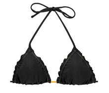 Carica l'immagine nel visualizzatore di Gallery, Product Front: Rio De Sol Reggiseno Top Shimmer-Black Frufru
