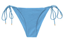 Carica l'immagine nel visualizzatore di Gallery, Product Front: Rio De Sol Slip Bottom Shimmer-Baltic-Sea Cheeky-Rope
