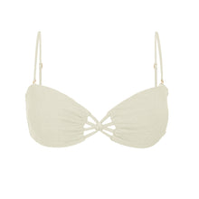 Carica l'immagine nel visualizzatore di Gallery, Product Front: Rio De Sol Reggiseno Top Malibu-Natural Bandeau-Iris
