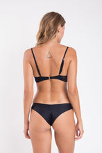 Carica l'immagine nel visualizzatore di Gallery, Model Back: Rio De Sol Reggiseno Top Touch-Black Bandeau-Crispy
