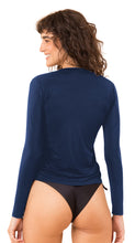 Carica l'immagine nel visualizzatore di Gallery, Image 06: Rio De Sol Reggiseno Navy Rash-Guard
