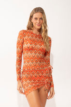 Carica l'immagine nel visualizzatore di Gallery, Image 08: Rio De Sol Gonna Da Spiaggia Maracai Mini Skirt Ruched
