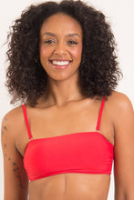 Carica l'immagine nel visualizzatore di Gallery, Gallery: Rio De Sol Reggiseno Top Rouge Bandeau-Reto
