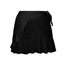 Carica l'immagine nel visualizzatore di Gallery, Product Back: Rio De Sol Gonna Da Spiaggia Mini Skirt Nero
