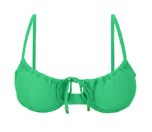 Carica l'immagine nel visualizzatore di Gallery, Product Front: Rio De Sol Reggiseno Top Dots-Tambourine Balconet-Tie
