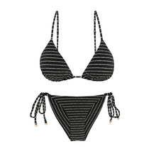Carica l'immagine nel visualizzatore di Gallery, Product Front: Rio De Sol Completo Set Linea-Black Lia Cheeky-Tie
