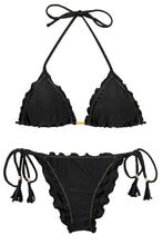 Carica l'immagine nel visualizzatore di Gallery, Product Front: Rio De Sol Completo Set Shimmer-Black Frufru
