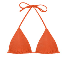 Carica l'immagine nel visualizzatore di Gallery, Product Front: Rio De Sol Reggiseno Top Shimmer-Paprica Tri-Inv
