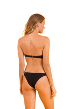 Carica l'immagine nel visualizzatore di Gallery, Model Back: Rio De Sol Reggiseno Top Bora-Black Bandeau-Joy
