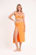 Carica l'immagine nel visualizzatore di Gallery, Image 04: Rio De Sol Gonna Da Spiaggia Bio-Laranjada Long Skirt Knot
