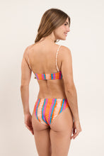 Carica l'immagine nel visualizzatore di Gallery, Model Back: Rio De Sol Reggiseno Top Stripes Bandeau-Reto
