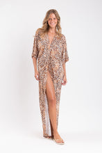 Carica l'immagine nel visualizzatore di Gallery, Image 05: Rio De Sol Vestito Da Spiaggia Leopard Long Dress
