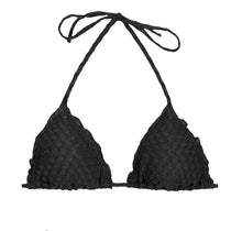 Carica l'immagine nel visualizzatore di Gallery, Product Front: Rio De Sol Reggiseno Top Kiwanda Preto Frufru
