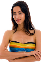 Carica l'immagine nel visualizzatore di Gallery, Gallery: Rio De Sol Reggiseno Top Artsy Bandeau-Pli
