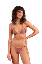 Carica l'immagine nel visualizzatore di Gallery, Image 04: Rio De Sol Reggiseno Top Shimmer-Copper Tri-Inv
