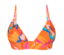 Carica l'immagine nel visualizzatore di Gallery, Product Front: Rio De Sol Reggiseno Top Orange-Bloom Tri-Cos
